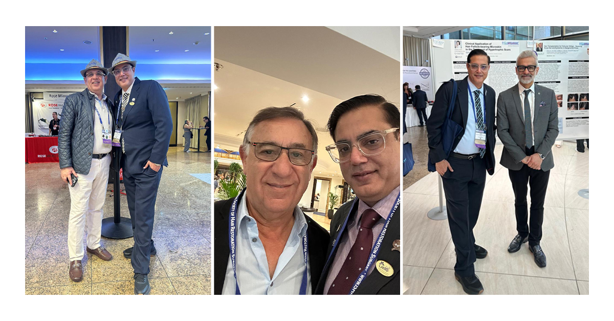 Dr. Kapil Dua global recognition at ISHRS 2025